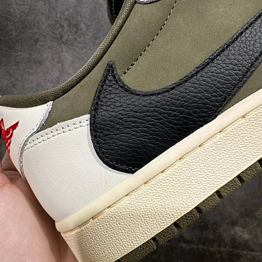 AJ 1 Retro Low x Travis 'Medium Olive'