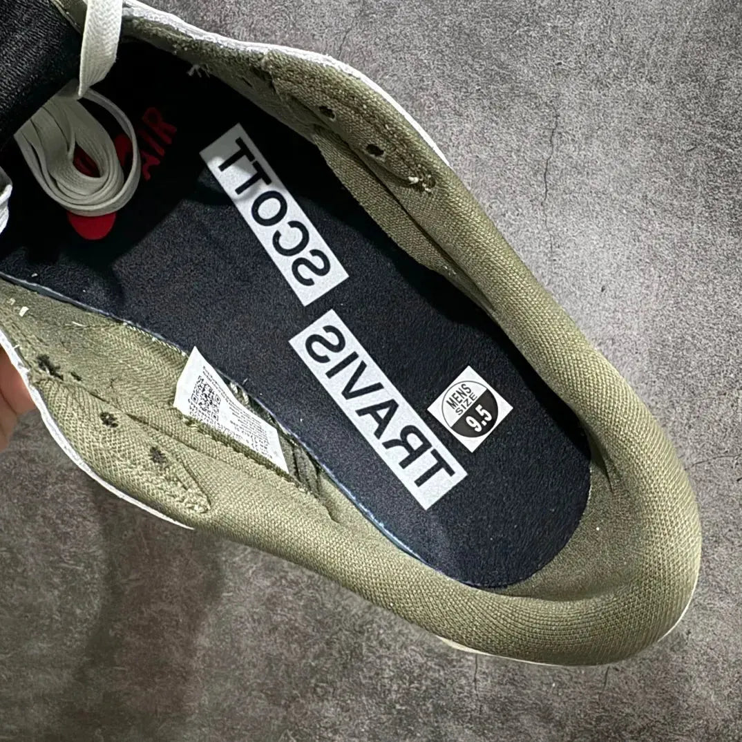 AJ 1 Retro Low x Travis 'Medium Olive'
