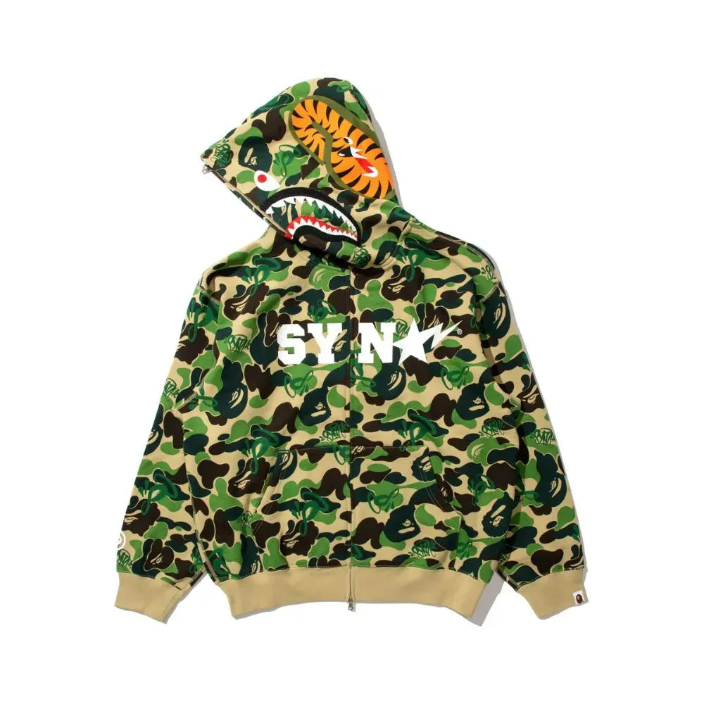 Jacket BP x SY By Central x SF Shark Full Zip Camo Green