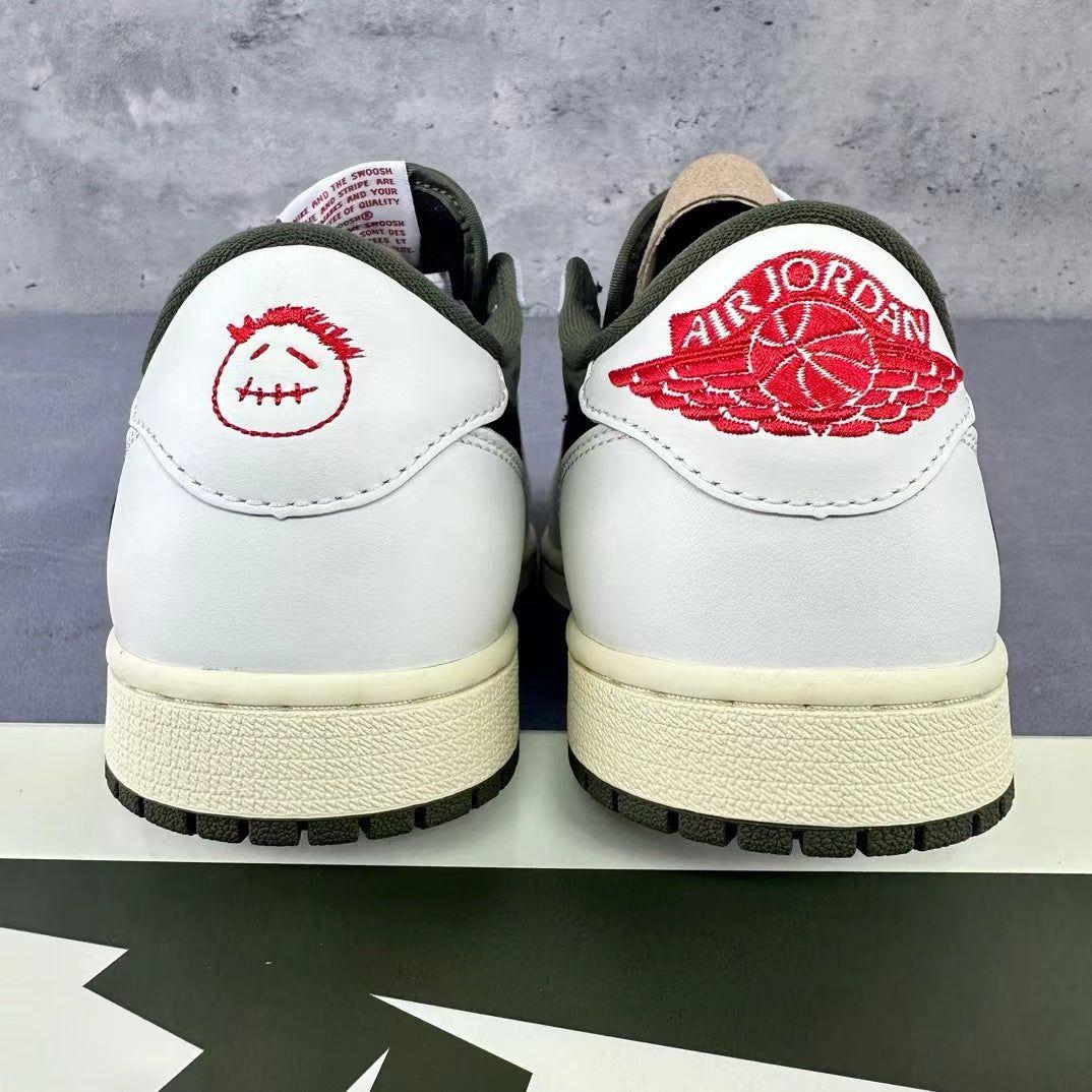 AJ 1 Retro Low x Travis 'Medium Olive'