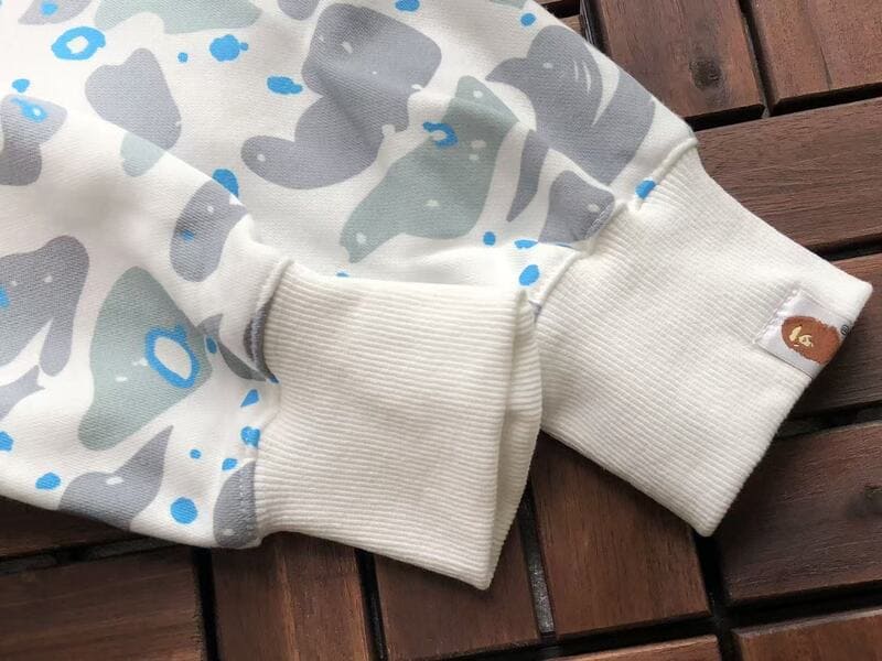 Hoodie BP Shark ABC White Blue Camo