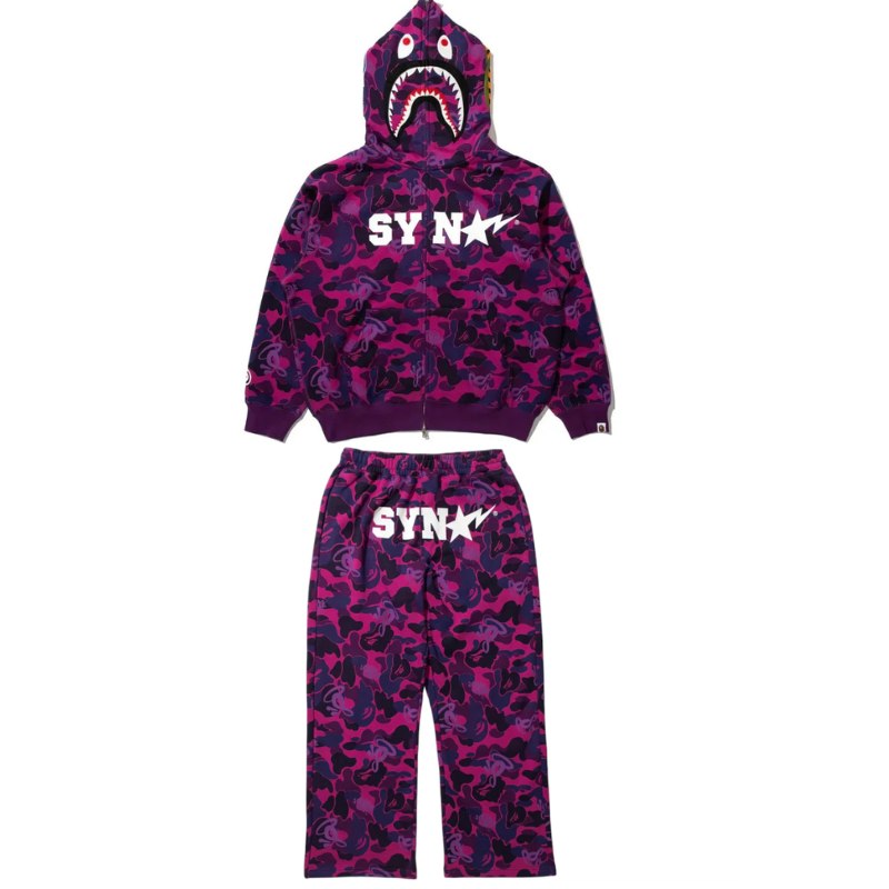 Set BP x SY By CC x SF Shark Camo Purple