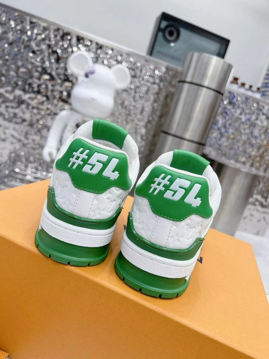 LV Trainer #54 Signature Green White