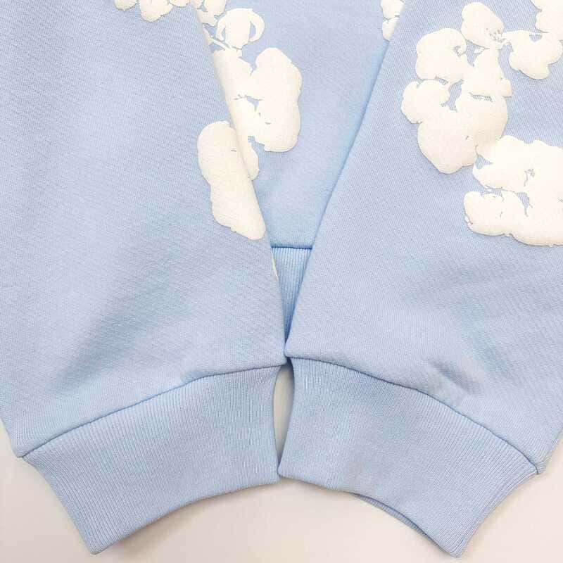 Hoodie DT The Cotton Wreath Powder Blue