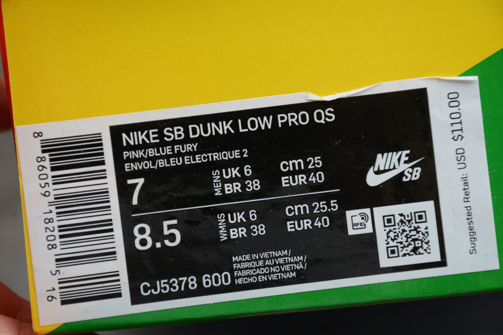 SB Dunk Low GD Bears Opti Pink