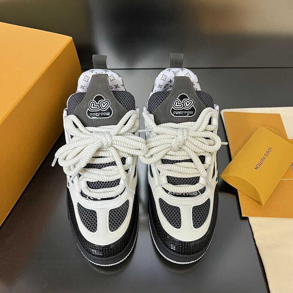 LV Skate Sneaker Grey White