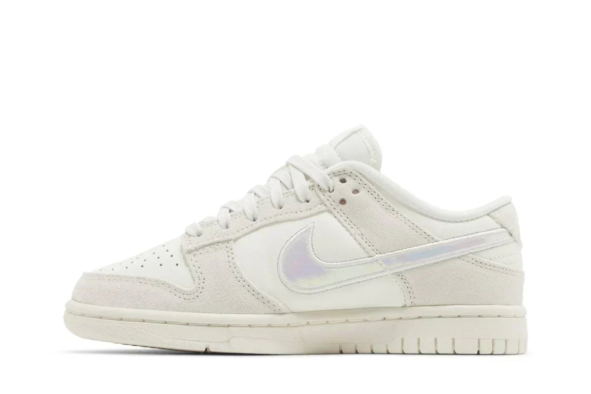 Dunk Low Iridescent Swoosh Beige
