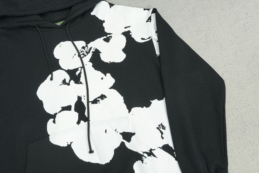 Hoodie DT Big Cotton Wreath Black