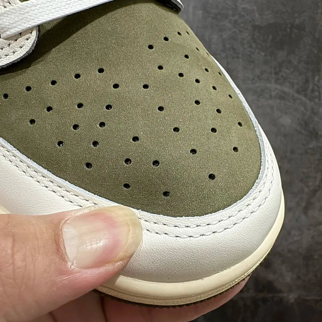 AJ 1 Retro Low x Travis  'Medium Olive'
