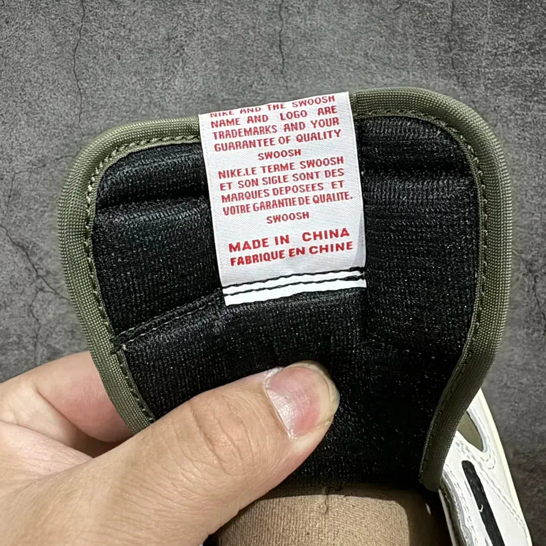 AJ 1 Retro Low x Travis  'Medium Olive'