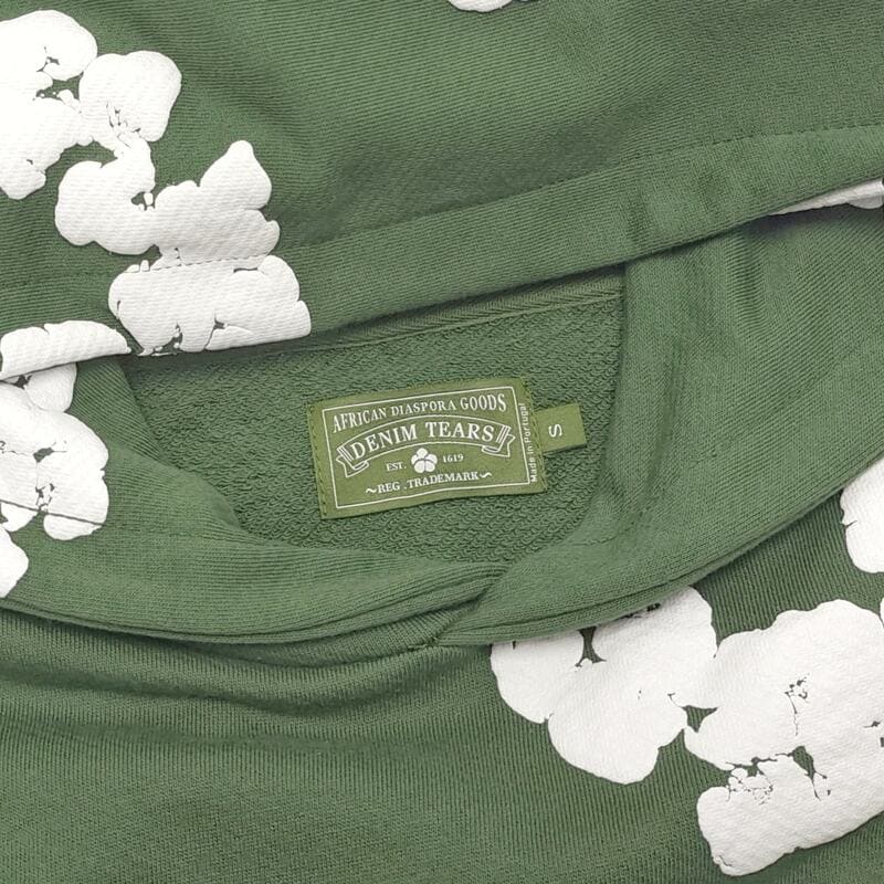 Hoodie DT The Cotton Wreath Green
