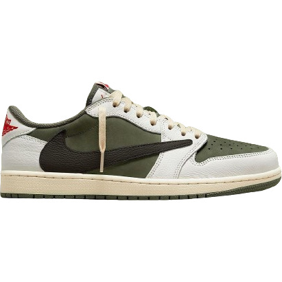 AJ 1 Retro Low x Travis  'Medium Olive'