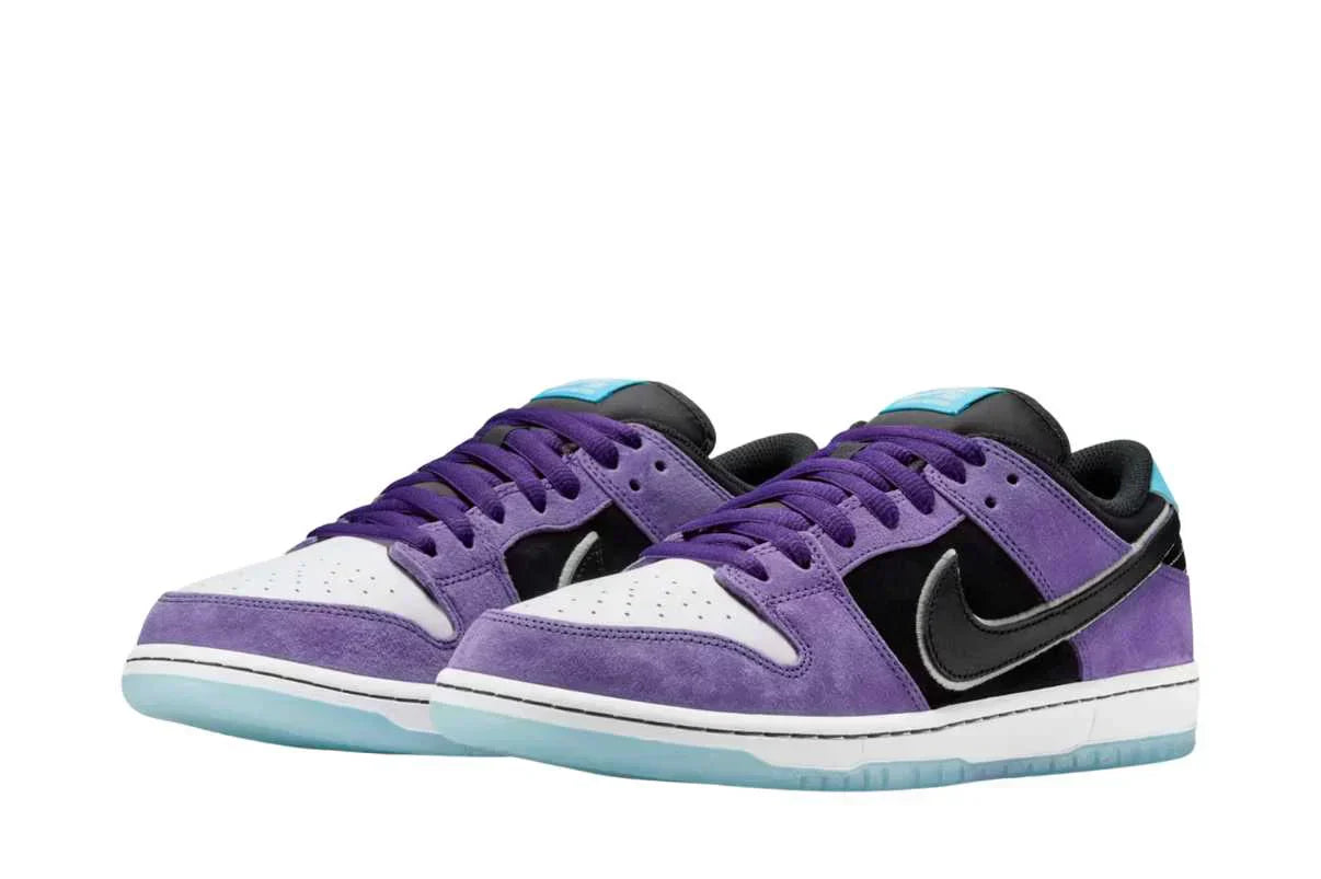 Dunk Low Pro x Hayley Wilson Black and Court Purple
