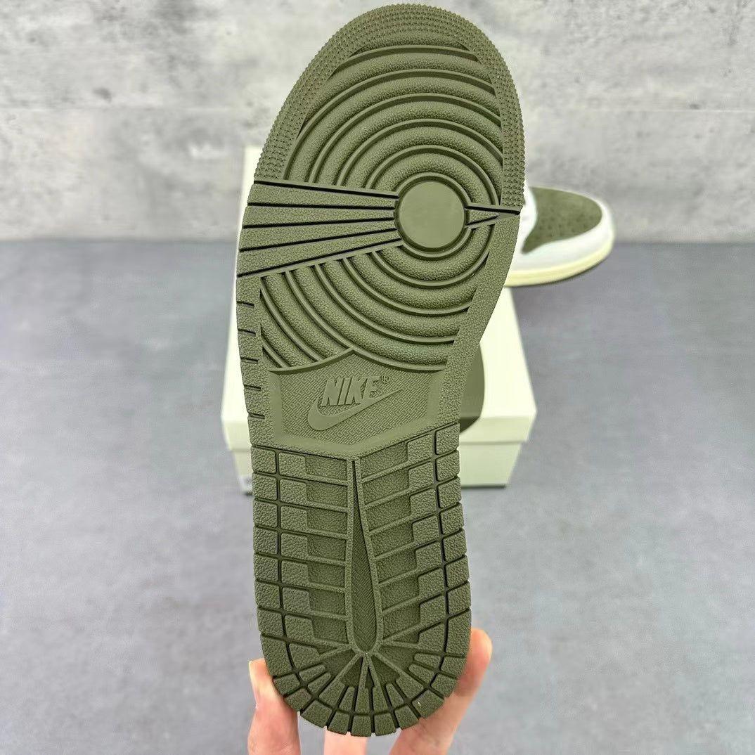 AJ 1 Retro Low x Travis  'Medium Olive'