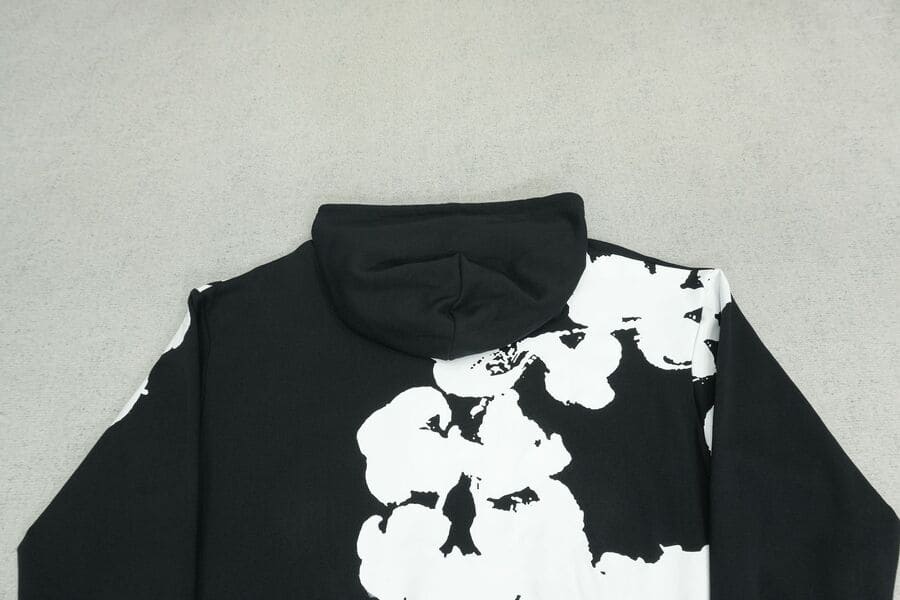 Hoodie DT Big Cotton Wreath Black