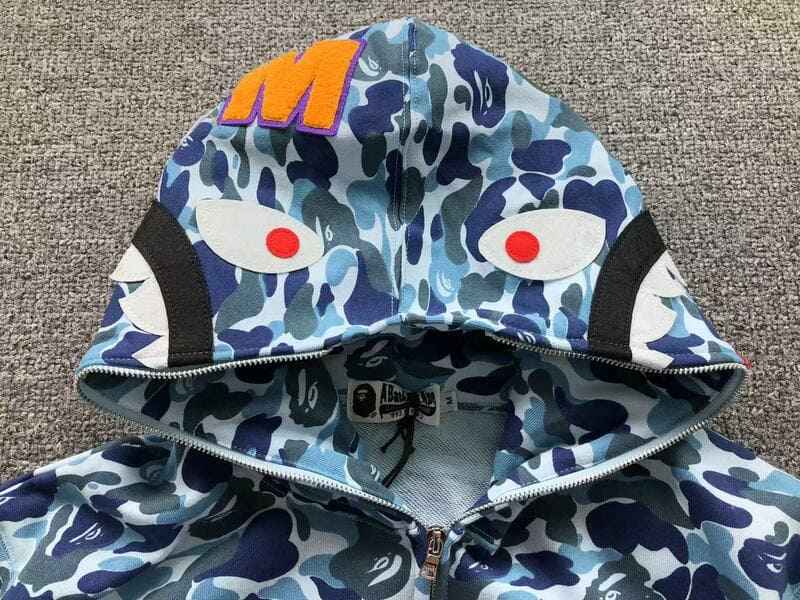 Hoodie BP Shark ABC Camo Blue