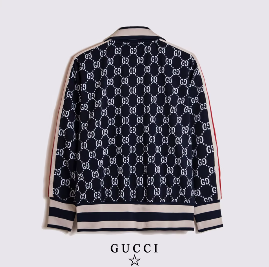 Jacket GC GG Monogram Blue