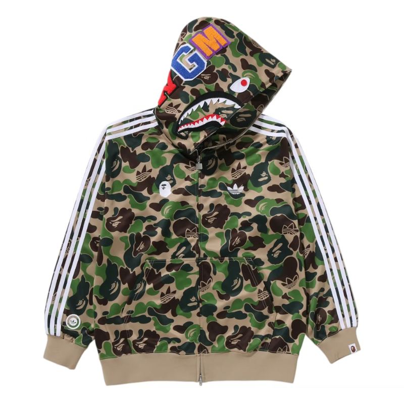 Jacket BP x AD Shark Track Hoodie Crew Green