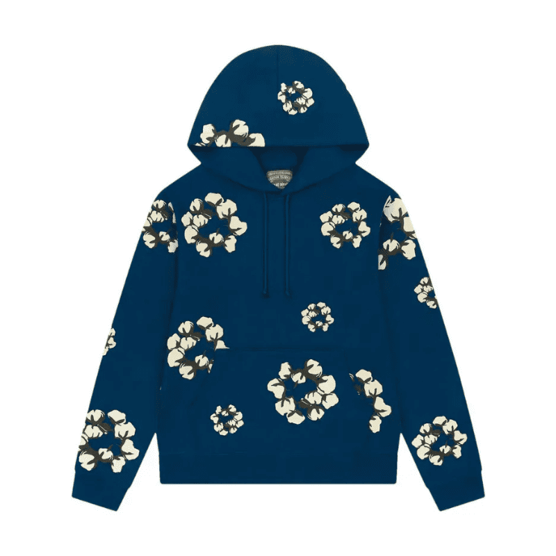Hoodie DT x CPFM Wreath Navy Blue