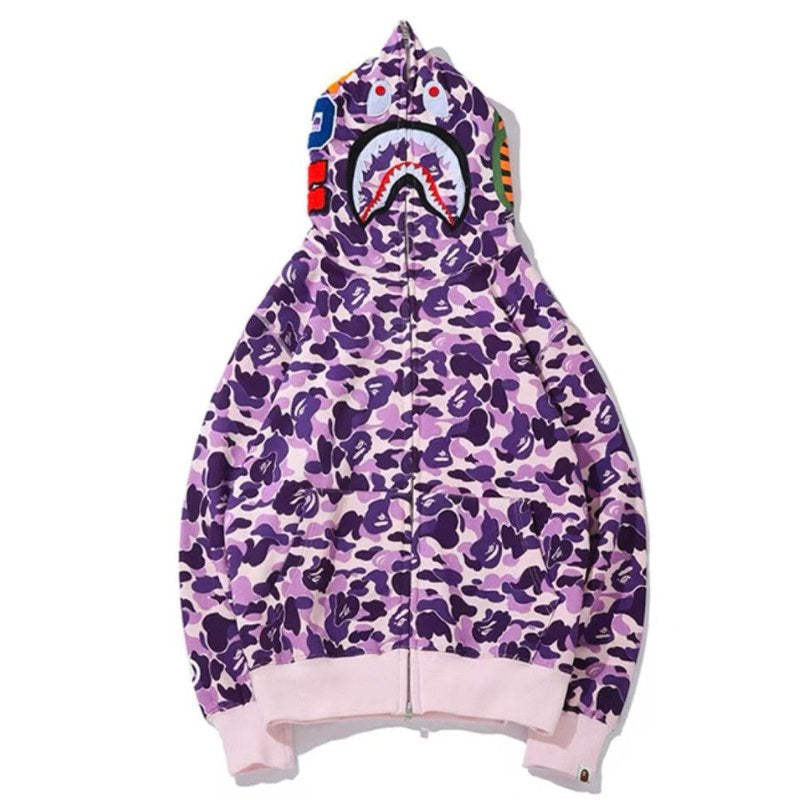 Hoodie BP Shark ABC Purple Camo