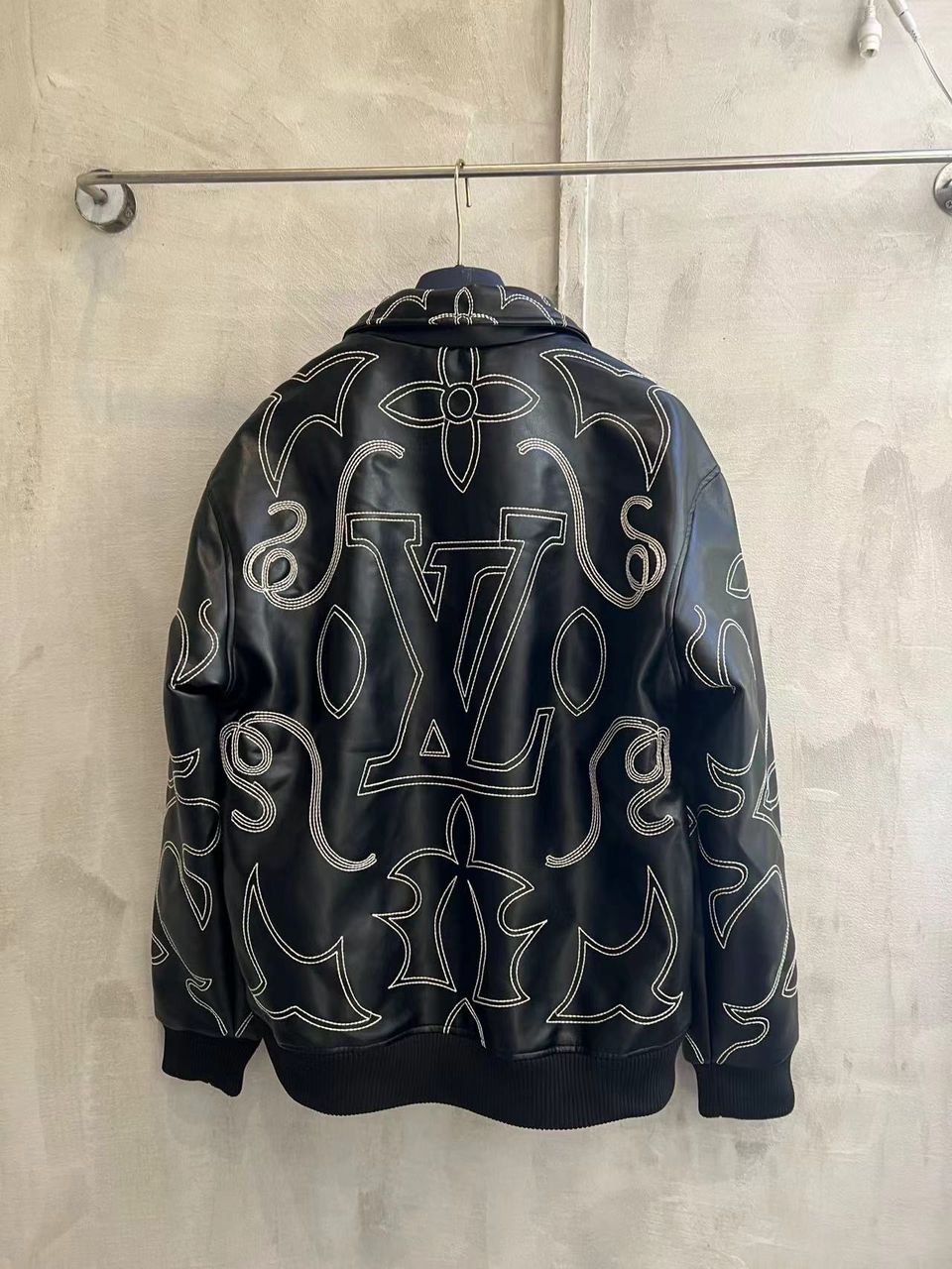 Jacket Monogran LV Embroidered Black