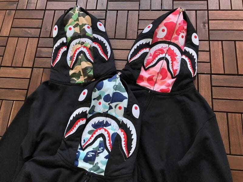 Hoodie BP Shark ABC Green Black