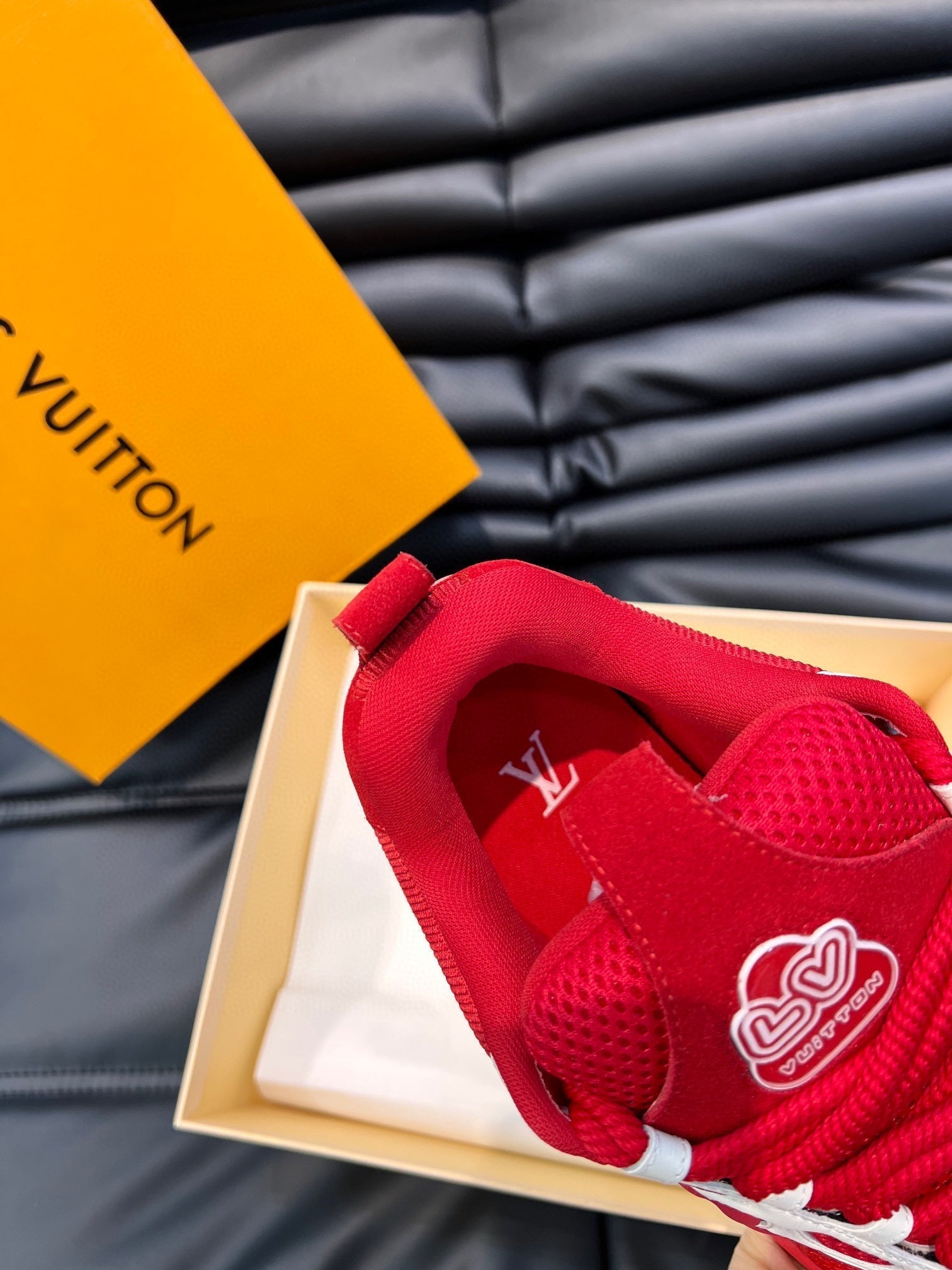 LV Skate Red Sneakers