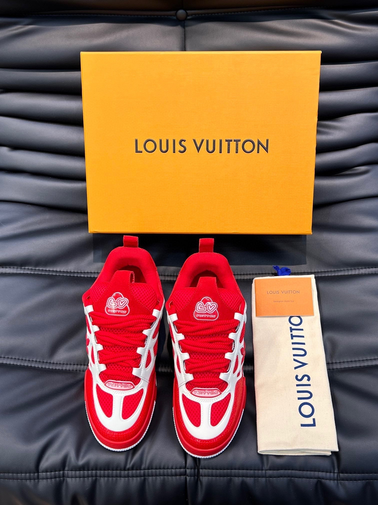 LV Skate Red Sneakers