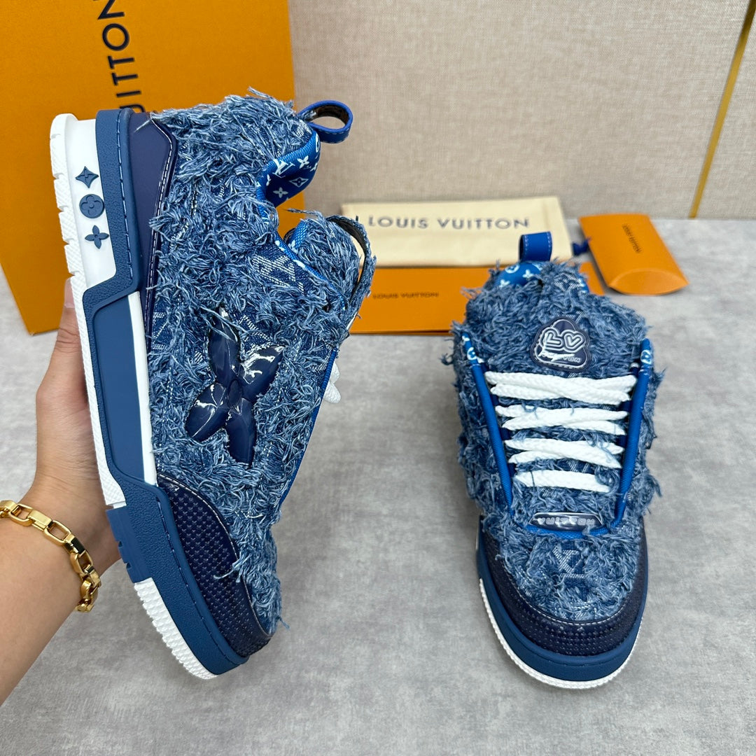 LV Skate Sneakers Blue