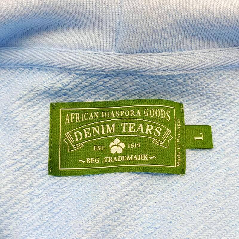 Hoodie DT The Cotton Wreath Powder Blue