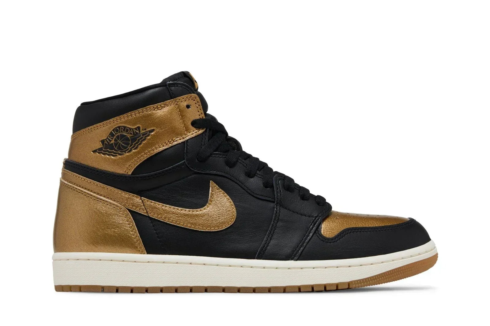 AJ 1 High Og Black Metallic Gold Black