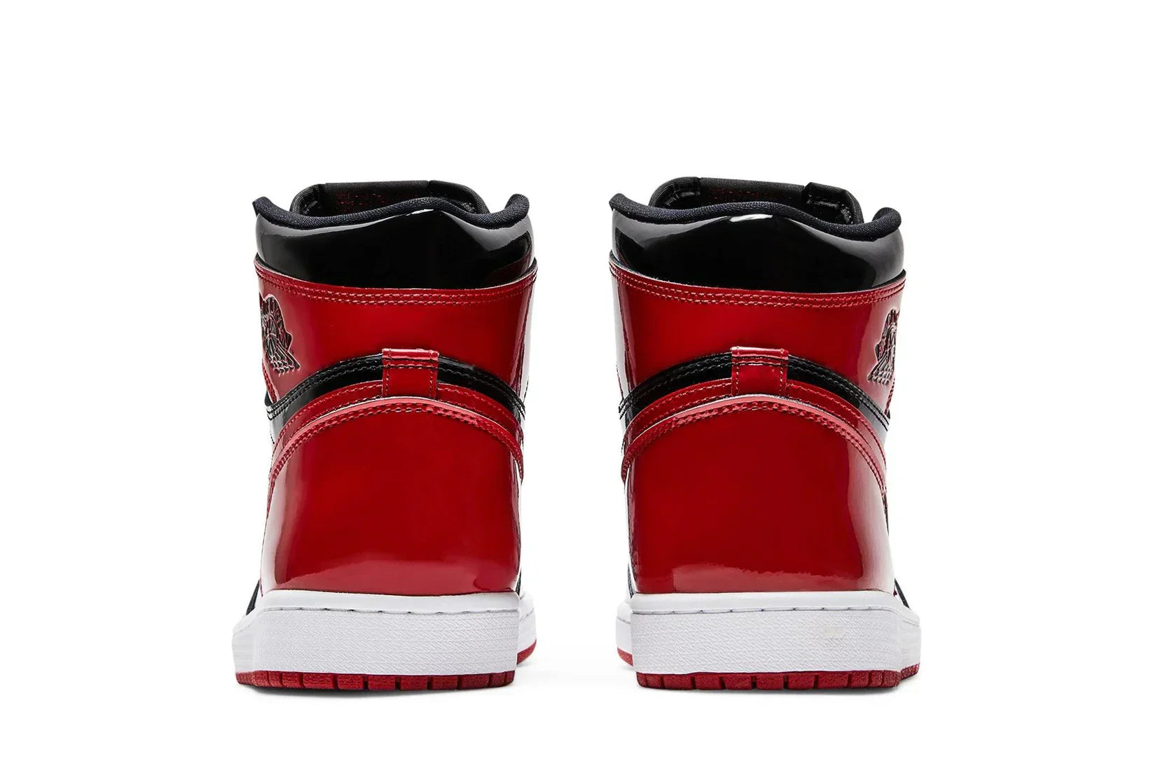 AJ 1 High Patent Bred Red