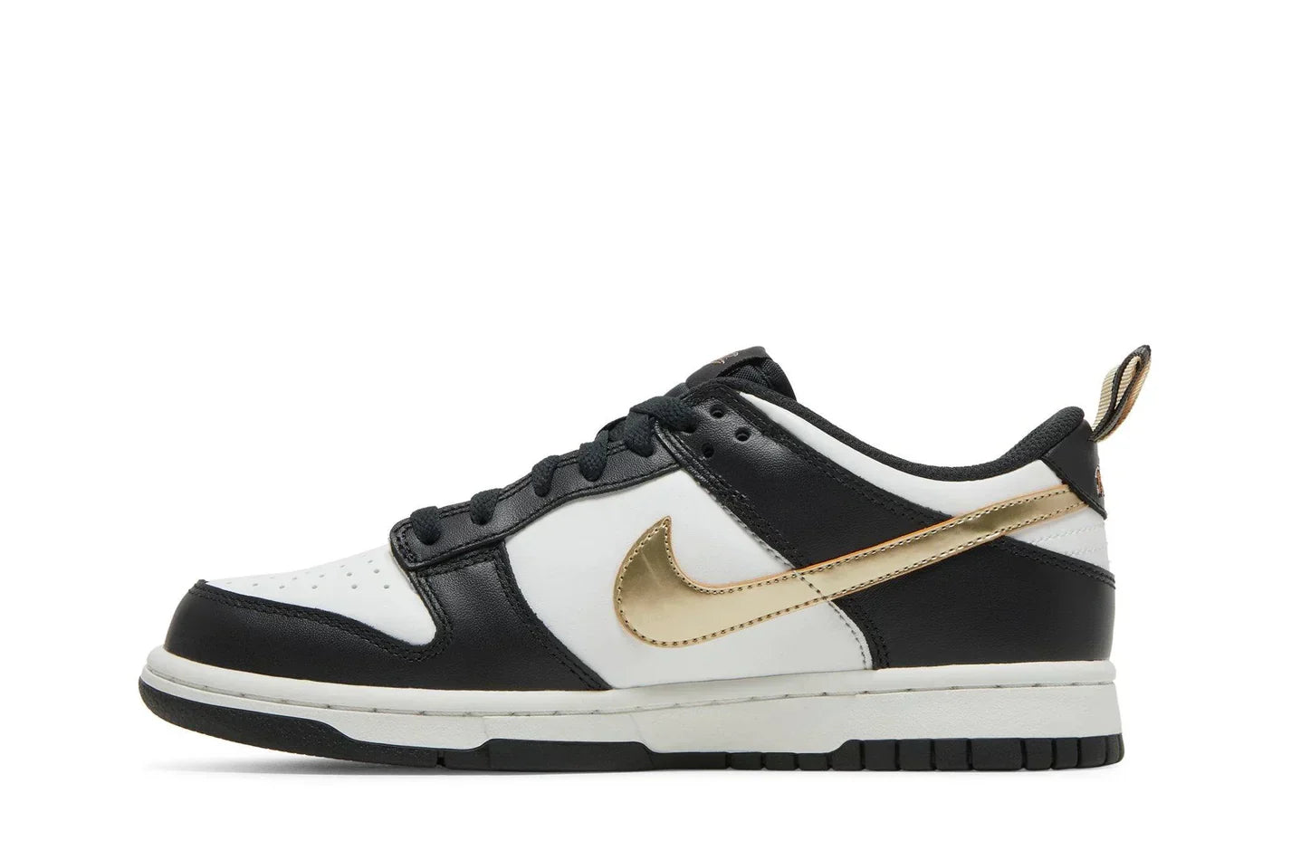 Dunk Low GS Black/White Metallic