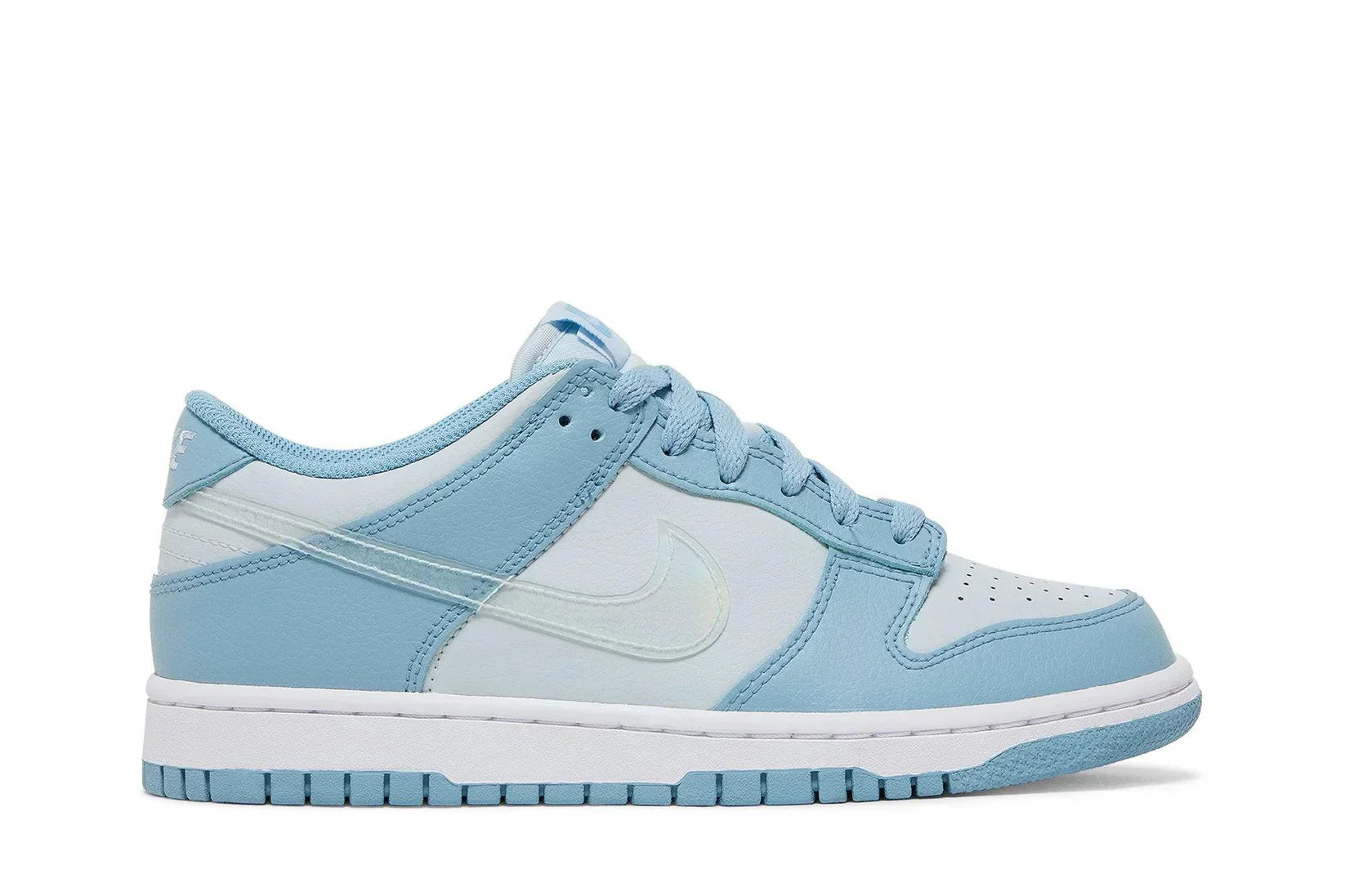 Dunk Low Blue Clear Swoosh